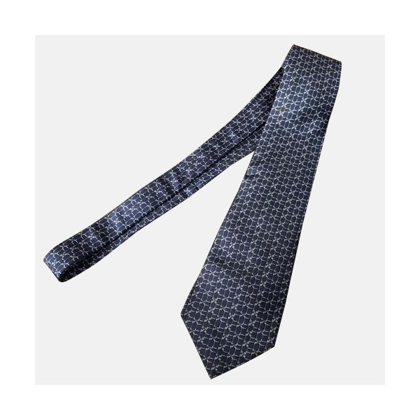 ❤HERMES  MENS  NECKTIE  NAVY  -  에르메스 남성용 넥타이 네이비
