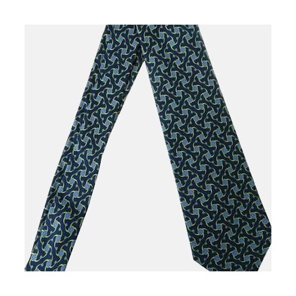 ❤HERMES  MENS  NECKTIE  NAVY  -  에르메스 남성용 넥타이 네이비