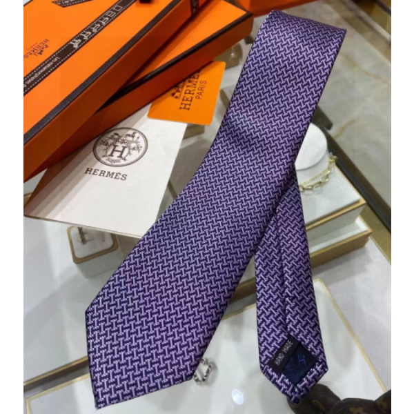 ❤HERMES  MENS  NECKTIE  NAVY  -  에르메스 남성용 넥타이 HM0003  네이비