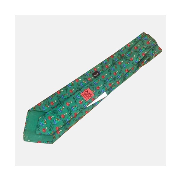 ❤HERMES  MENS  NECKTIE  GREEN  -  에르메스 남성용 넥타이  그린