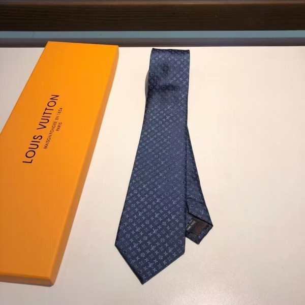 ❤2023 Louis Vuitton  MENS  NECKTIE  네이비  - 루이비통  남성용 넥타이 네이비 lou00001