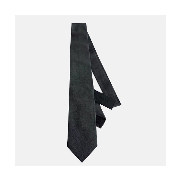 ❤PRADA  MENS  NECKTIE  BLACK  - 프라다  남성용 넥타이 블랙