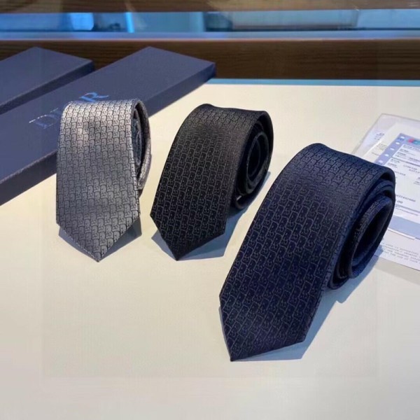 ❤DIOR  MENS  NECKTIE  NAVY DIO001 - 디올  남성용 넥타이 네이비/블랙