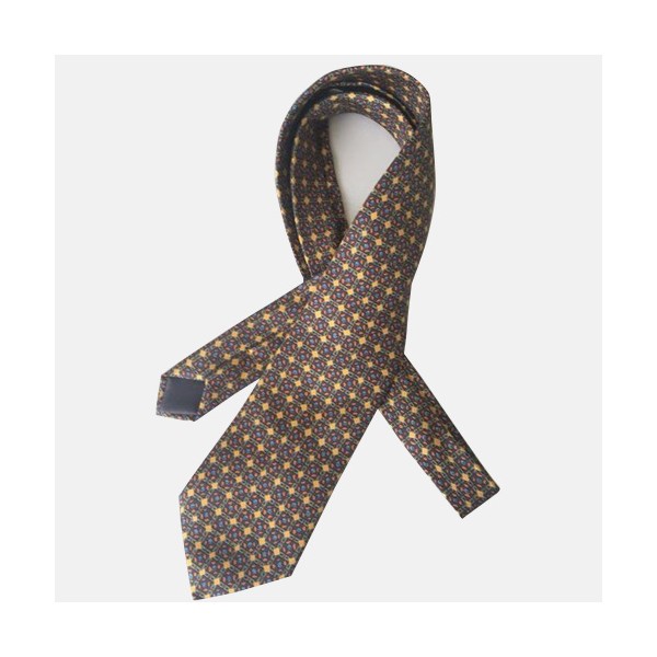 ❤HERMES   MENS  NECKTIE BROWN  -  에르메스 남성용 넥타이 브라운