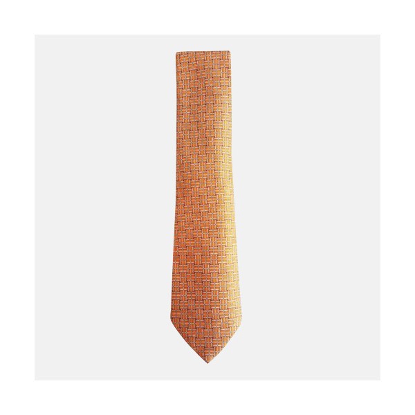 ❤HERMES   MENS  NECKTIE  ORANGE -  에르메스 남성용 넥타이  오렌지