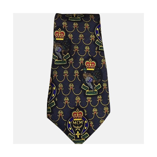 ❤MCM  MENS  NECKTIE  NAVY  -  엠씨엠 남성용 넥타이 네이비
