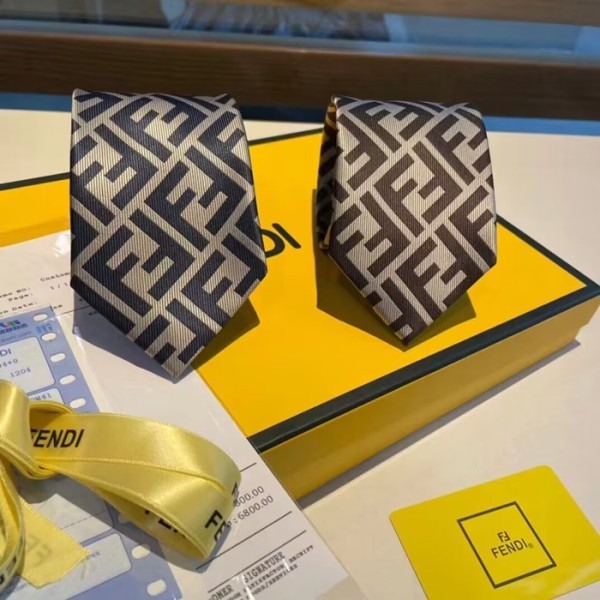 ❤FENDI   MENS  NECKTIE GRAY -  펜디 남성용 넥타이 FE0001