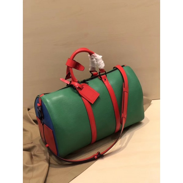 ❤Louis Vuitton 2019 Keepall Bandouliere  Bag,45cm - 루이비통 2019 키폴 반둘리에 남여공용 여행가방 M51462,LOUB1488,45cm,그린