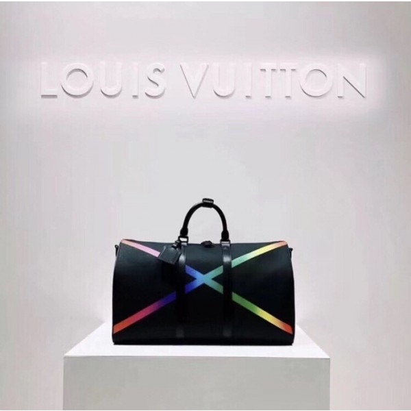 ❤Louis Vuitton 2019 Keepall Bandouliere  Bag,50cm - 루이비통 2019 키폴 반둘리에 남여공용 여행가방 M30345,LOUB1551,50cm,블랙
