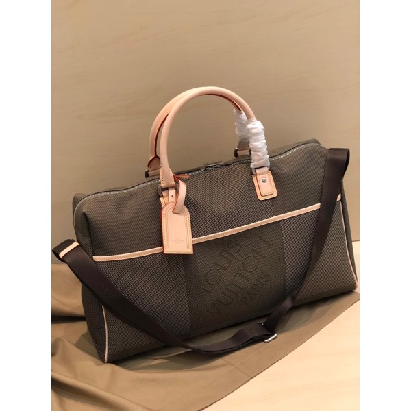 ❤Louis Vuitton 2019 Keepall Damier Geant Canvas Bag,50cm - 루이비통 2019 키폴 다미에 제앙 캔버스 남여공용 여행가방 M93071,LOUB1606,50cm,카키브라운