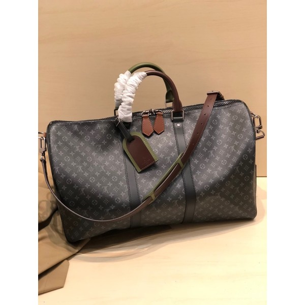 ❤Louis Vuitton 2020 Keepall Bag,50cm - 루이비통 2020 키폴 남여공용 여행가방,M58669,LOUB2025,50cm,블랙