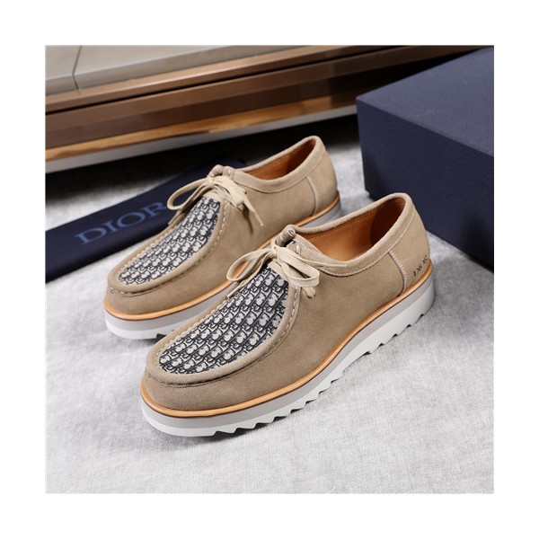 ❤Dior 2021 Men's Leather Derby Shoes,DIOS0382 - 디올 2021 남성용 레더 더비슈즈,Size(240-270),베이지