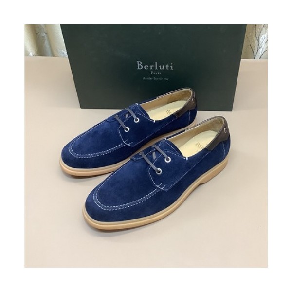 ❤Berluti 2021 Men's Leather Derby Shoes,BERTS0260 - 벨루티 2021 남성용 레더 더비슈즈,Size(240-270),네이비