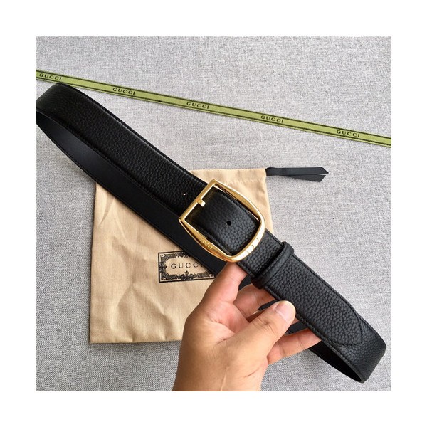 ❤Gucci 2021 Men's Leather Belt,3.8cm,GUBT0223 - 구찌 2021 남성용 레더 벨트,3.8cm, 블랙