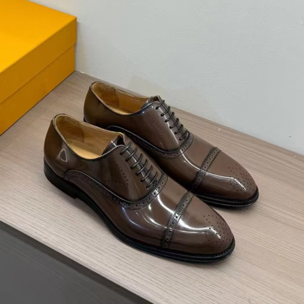 ❤Louis Vuitton 2024 Mens Leather Oxford Shoes,LOUS2191 - 루이비통 2024 남성용 레더 옥스퍼드 슈즈,Size(240-275),카멜