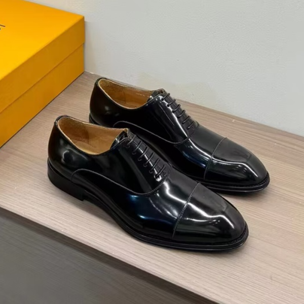 ❤Louis Vuitton 2024 Mens Leather Oxford Shoes,LOUS2192 - 루이비통 2024 남성용 레더 옥스퍼드 슈즈,Size(240-270),블랙