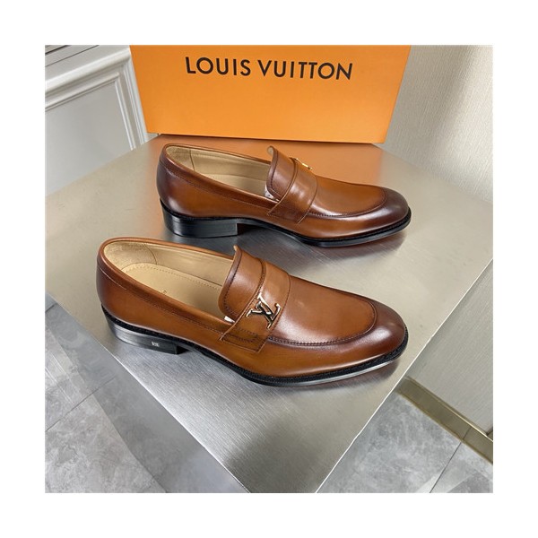 ❤Louis Vuitton 2021 Men's Leather Oxford Shoes,LOUS2195 - 루이비통 2021 남성용 레더 옥스퍼드 슈즈,Size(240-270),카멜