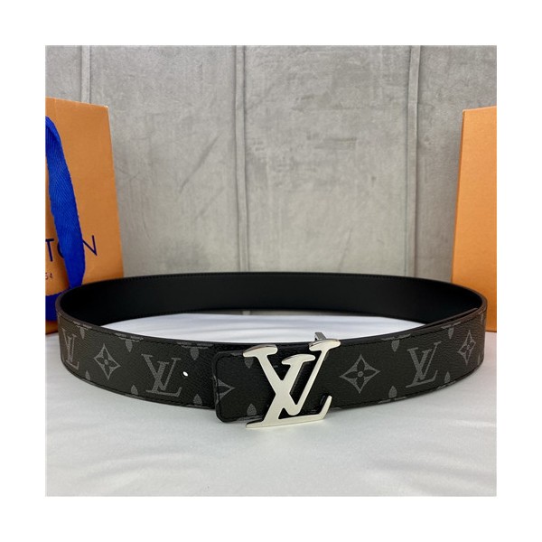 ❤Louis Vuitton 2021 Men's Leather Belt,3.5cm,LOUBT0225 - 루이비통 2021 남성용 레더 벨트,3.5cm,블랙