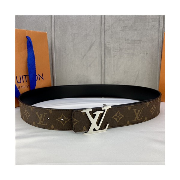 ❤Louis Vuitton 2021 Men's Leather Belt,3.5cm,LOUBT0227 - 루이비통 2021 남성용 레더 벨트,3.5cm,브라운