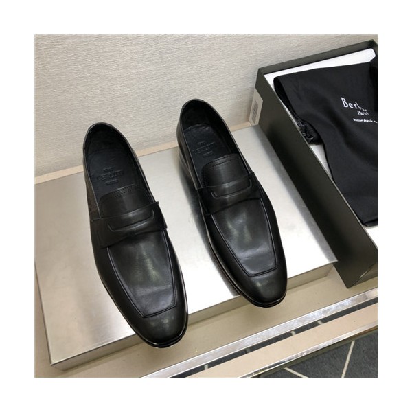 ❤Berluti 2021 Men's Leather Oxford Shoes,BERTS0289 - 벨루티 2021 남성용 레더 옥스퍼드 슈즈,Size(240-270),블랙