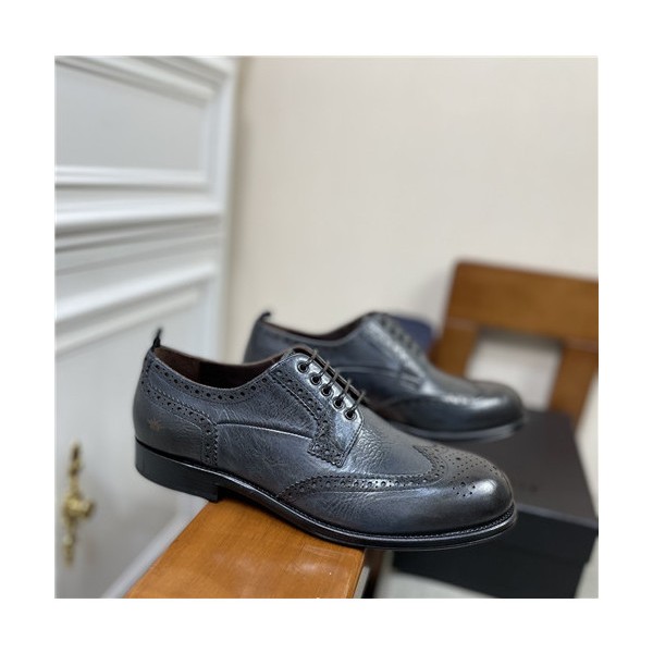 ❤Dior 2021 Men's Leather Oxford Shoes,DIOS0467 - 디올 2021 남성용 레더 옥스퍼드 슈즈,Size(240-270),블랙