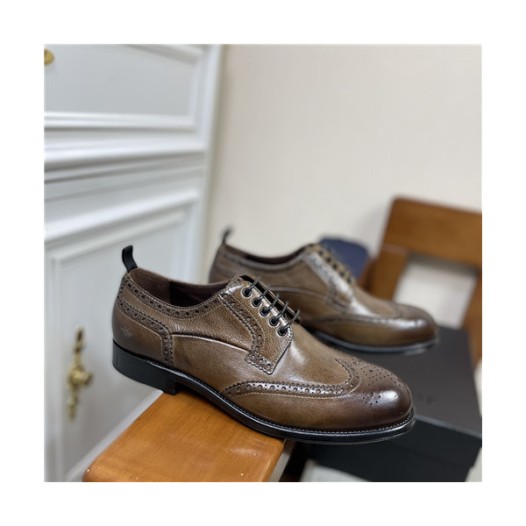 ❤Dior 2021 Men's Leather Oxford Shoes,DIOS0469 - 디올 2021 남성용 레더 옥스퍼드 슈즈,Size(240-270),브라운