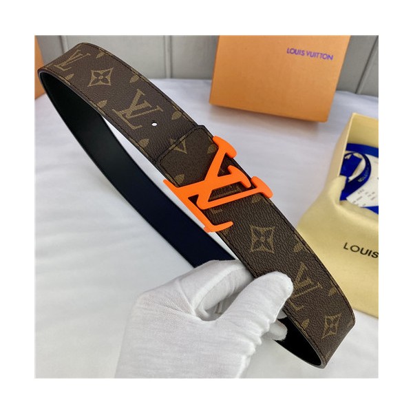 ❤Louis Vuitton 2021 Men's Leather Belt,4.0cm,LOUBT0233 - 루이비통 2021 남성용 레더 벨트,4.0cm,브라운