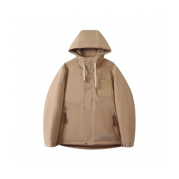 ❤Loewe  Mens Logo Casual Duck-down Jackets Beige - 로에베 2021 남성 로고 캐쥬얼 덕다운 자켓 Loe0541x Size(m - 3xl) 베이지