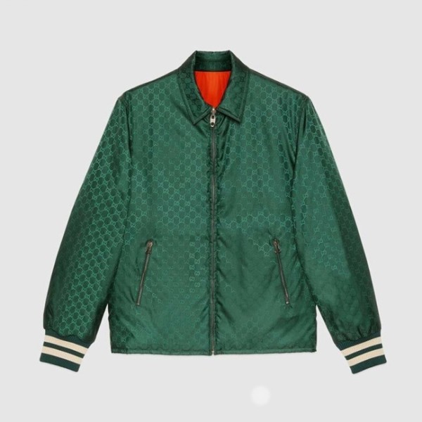 ❤구찌 남성 트렌디 그린 양면 자켓 - Mens Green Jackets - guc04646x