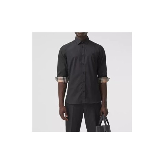 ❤버버리 남성 클래식 블랙 셔츠 - Mens Black Tshirts - bur04247x
