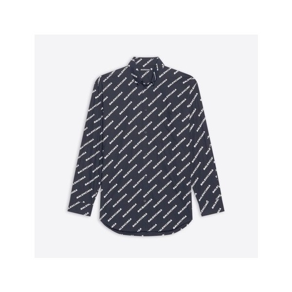 ❤발렌시아가 트렌디 남성 블랙 셔츠 - Mens Black Tshirts - bal01362x