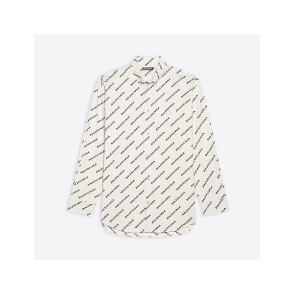 ❤발렌시아가 트렌디 남성 아이보리 셔츠 - Mens Ivory Tshirts - bal01363x