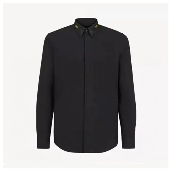 ❤펜디 남성 클래식 블랙 셔츠 - Mens Black Tshirts - fen01164x