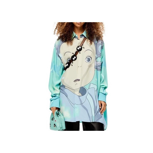 ❤로에베 여성 블루 셔츠 - Loewe Womens Blue Shirts - loe580x