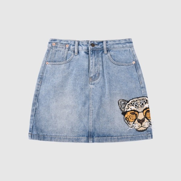 ❤구찌 여성 캐쥬얼 블루 스커트 - Womens Blue Skirts - guc04720x