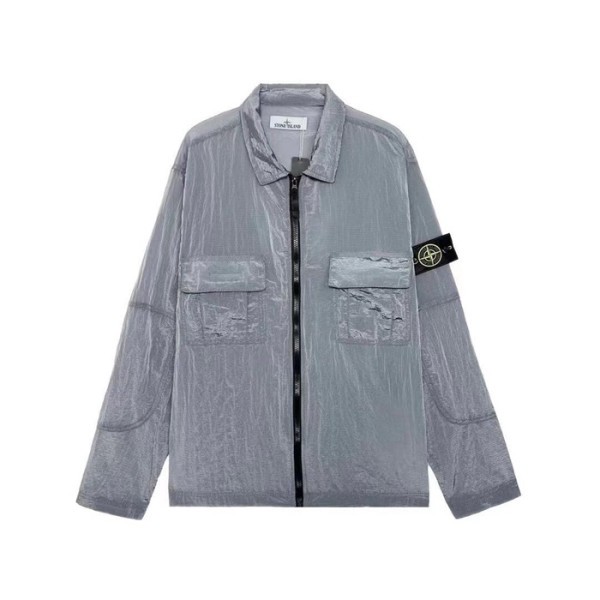 ❤스톤아일랜드 남성 캐쥬얼 그레이 자켓 - Mens Gray Jackets - sto0463x