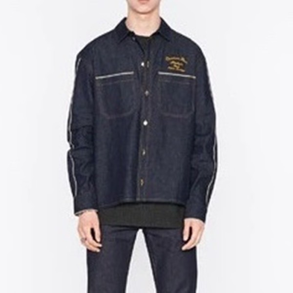 ❤디올 남성 클래식 블루 셔츠 - Mens Blue Tshirts - dio01757x