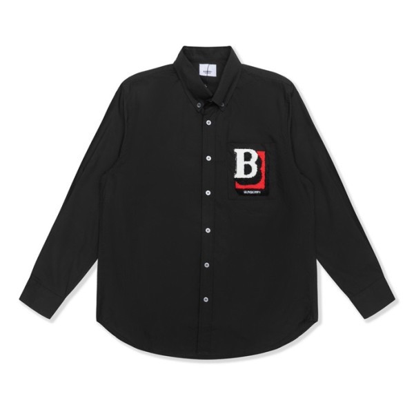 ❤버버리 남성 클래식 블랙 셔츠 - Mens Black Tshirts - bur04287x