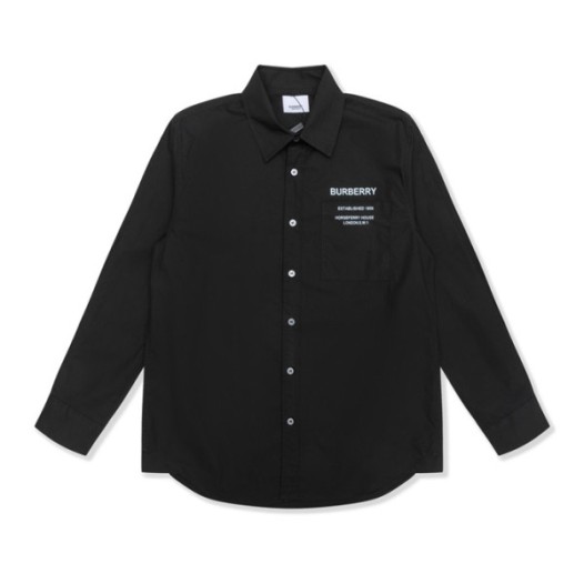 ❤버버리 남성 클래식 블랙 셔츠 - Mens Black Tshirts - bur04289x