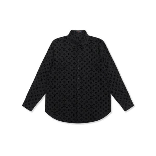 ❤루이비통 남성 이니셜 블랙 셔츠 - Louis vuitton Mens Black Tshirts - lou4341x