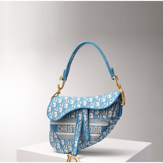 ❤디올  여성 클래식 블루 새들백 - Womens Blue Saddle Bag - dio01819x