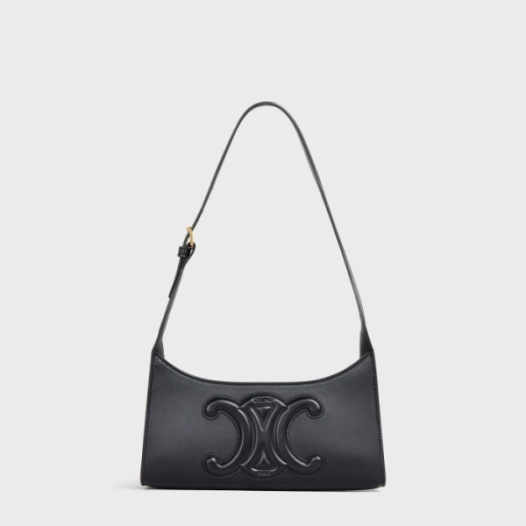 ❤셀린느 여성 로고 블랙 숄더백 - Womens Black Shoulder Bag - cel0397x