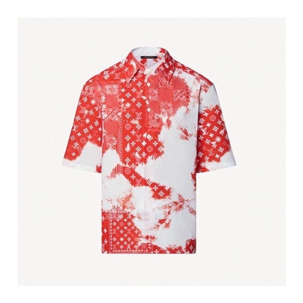 ❤루이비통 남성 오렌지 반팔 셔츠 - Mens Orange Tshirts - lou04927x