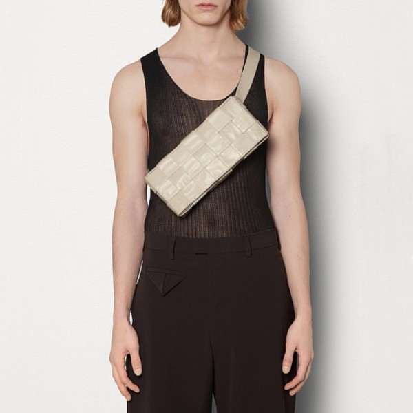 ❤보테가 남성 아이보리 카세트백 - Mens Ivory Cassette Bag - bv0343x