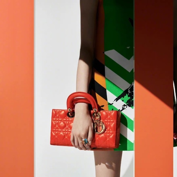 ❤디올 여성 오렌지 D-Joy 레이디백 - Womens Orange Lady Bag - dio01907x