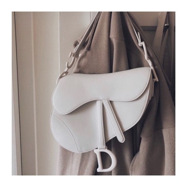 ❤디올 여성 화이트 새들백 - Womens White Saddle Bag - dio01912x