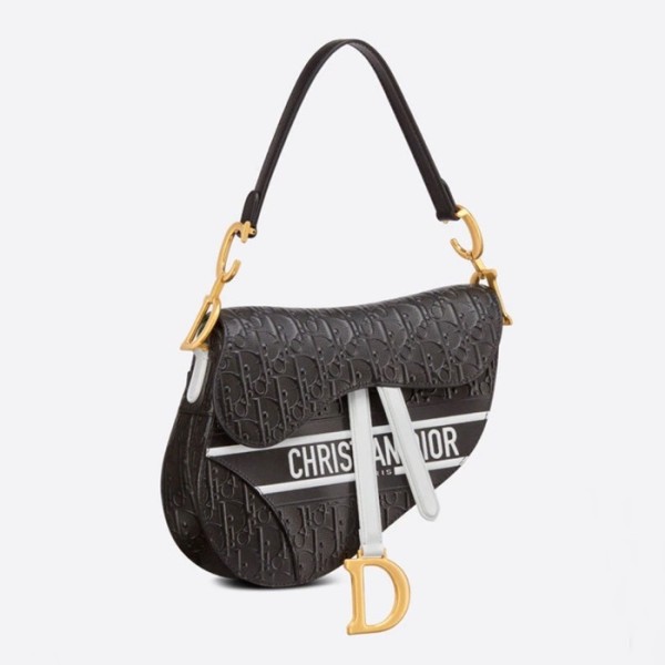 ❤디올 여성 블랙 새들백 - Womens Black Saddle Bag - dio01916x