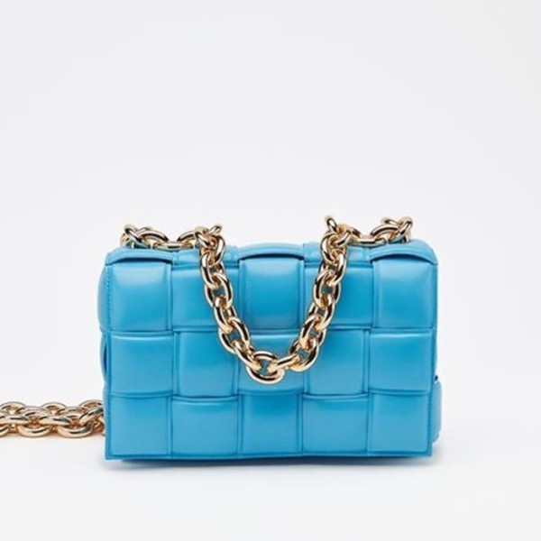 ❤보테가베네타 여성용 블루 카세트백 - Womens Blue Cassette Bag - bv0393x