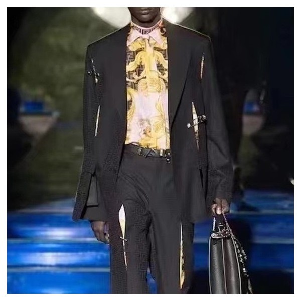 ❤베르사체 남성 트렌디 블랙 자켓 - Mens Black Jackets - Ver0911x