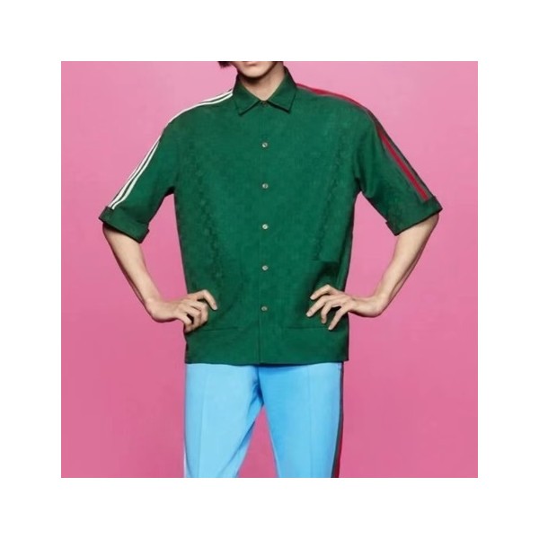 ❤구찌 남성 트렌디 그린 셔츠 - Mens Green Tshirts - guc04967x